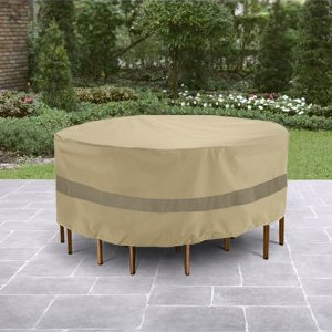 round table and chair set cover