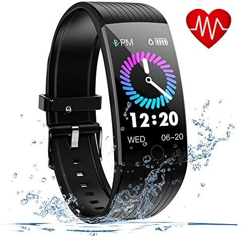 Fitness Tracker Smart Watch, Activity Tracker with Heart Rate Monitor, (Z-B2-Black)