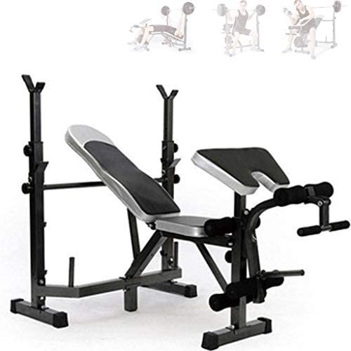 Free-Weight Racks Fitness Equipment Multi-Function Weightlifting Bed Bench Press Rack Barbell Bed Squat Rack Barbell Set Home Bench Press Professional Home Fitness Equipment