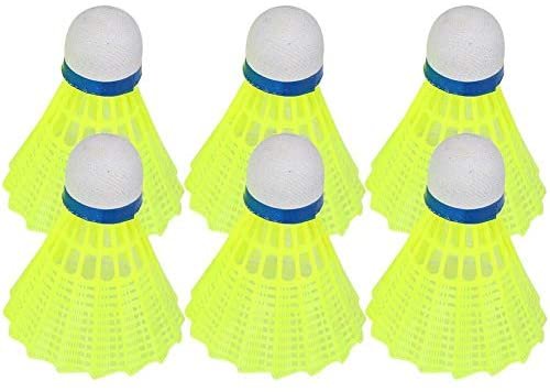LetCart Badminton Shuttlecock,6Pcs/Set Professional Nylon Badminton Ball Shuttlecock Outdoor Sports Training Accessory for Yard Games, Outdoor Indoor Sports Toys