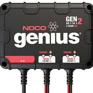 NOCO Genius GENM2 8 Amp 2-Bank On-Board Battery Charger