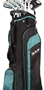 RAM Golf EZ3 Ladies Petite Golf Right Hand Clubs Set with Stand Bag - Graphite Shafts