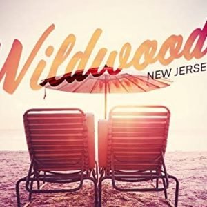 Wildwood, New Jersey - Beach Chairs and Sunshine (12x18 Fine Art Print, Home Wall Decor Artwork Poster)